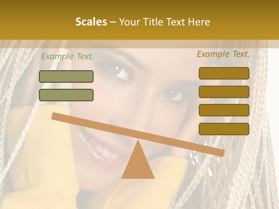 Dreadlocks Girl PowerPoint Template