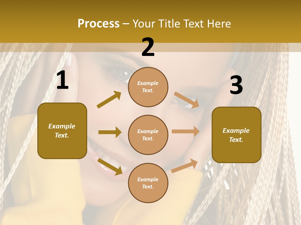 Dreadlocks Girl PowerPoint Template