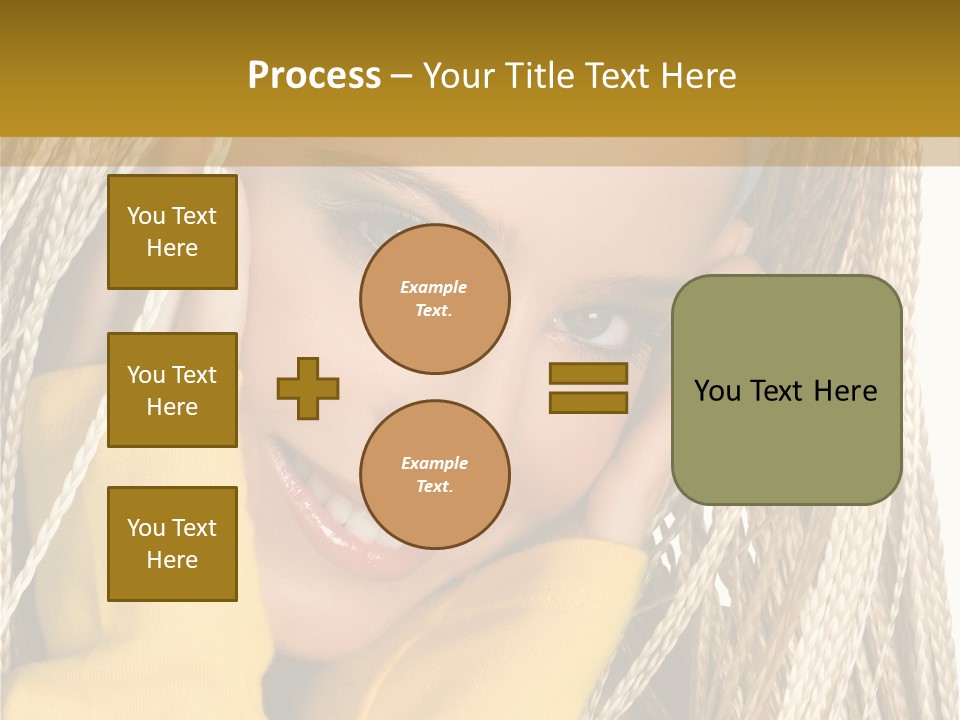 Dreadlocks Girl PowerPoint Template