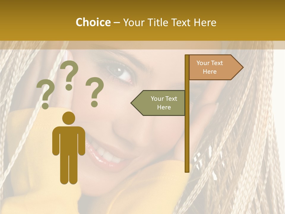 Dreadlocks Girl PowerPoint Template