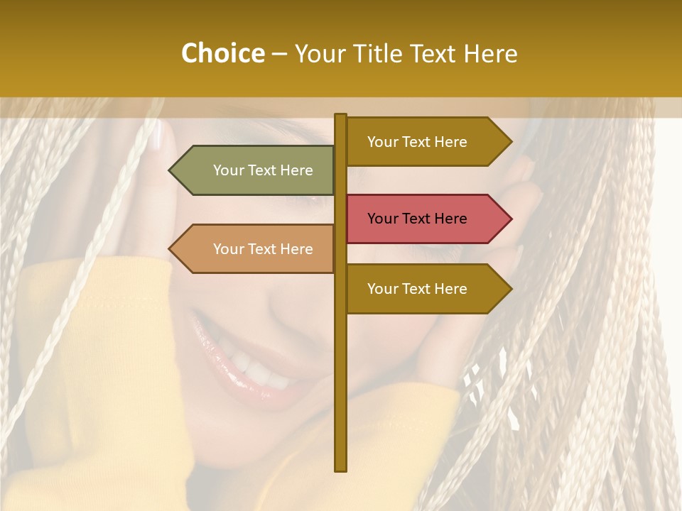 Dreadlocks Girl PowerPoint Template