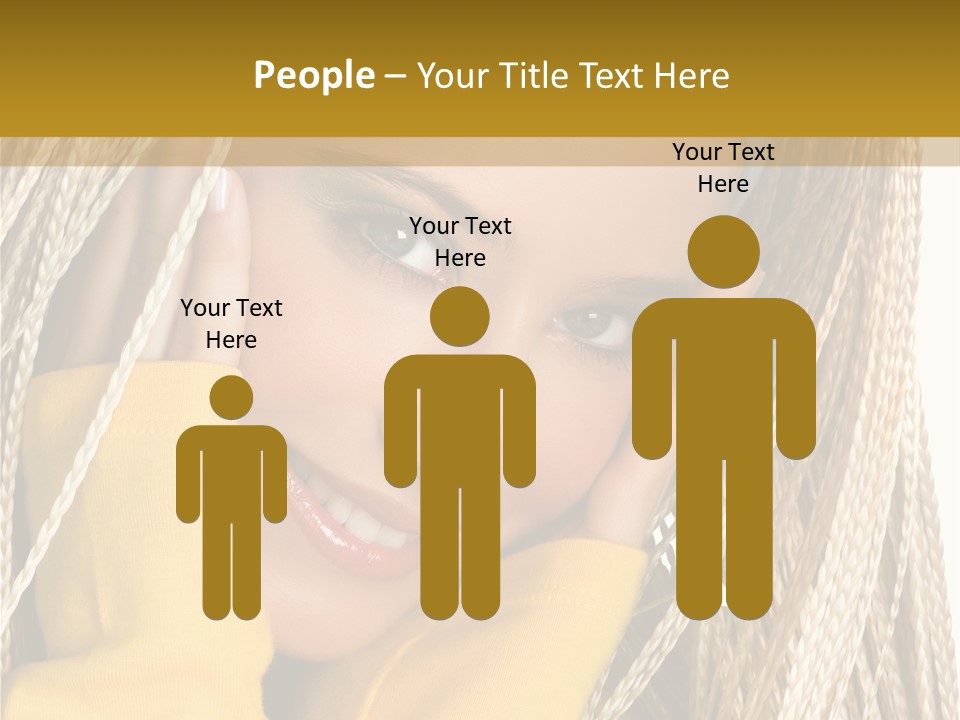 Dreadlocks Girl PowerPoint Template