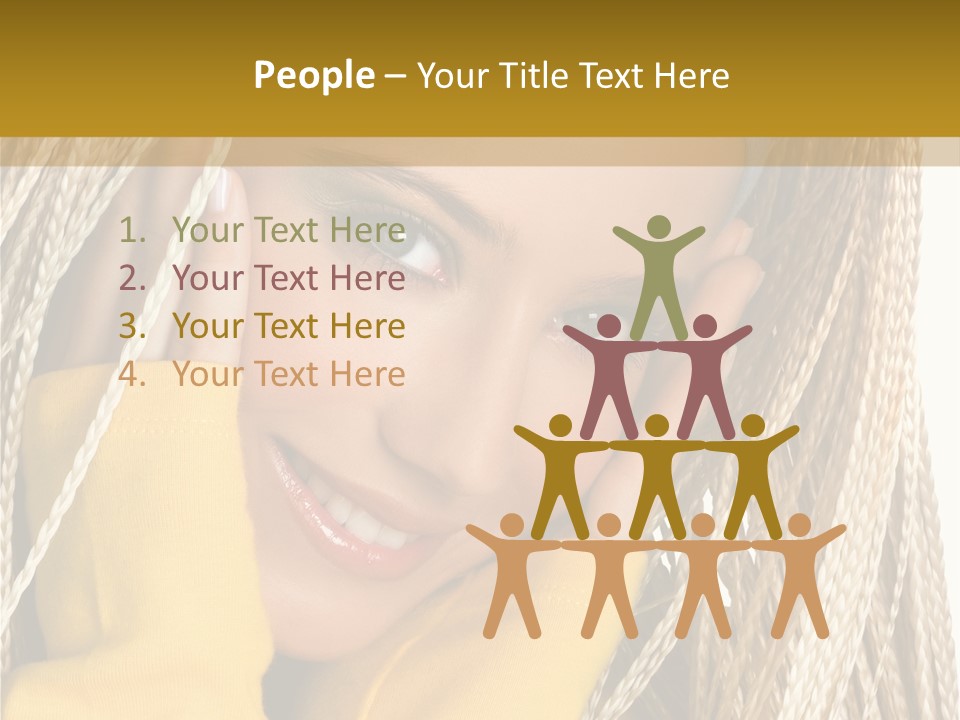 Dreadlocks Girl PowerPoint Template