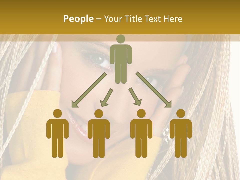 Dreadlocks Girl PowerPoint Template