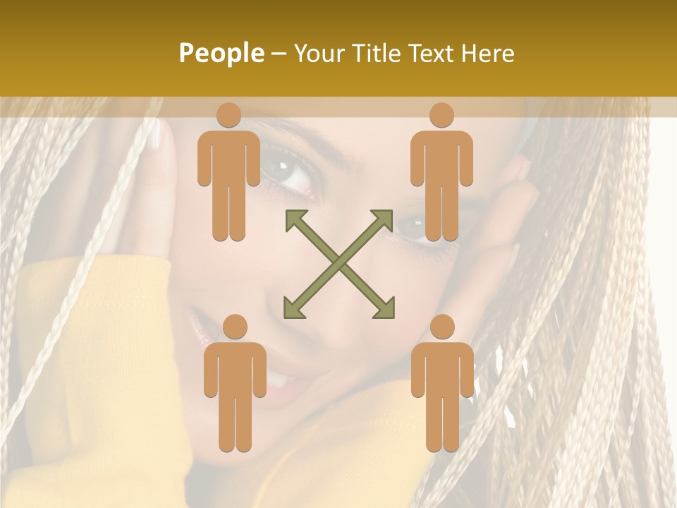 Dreadlocks Girl PowerPoint Template