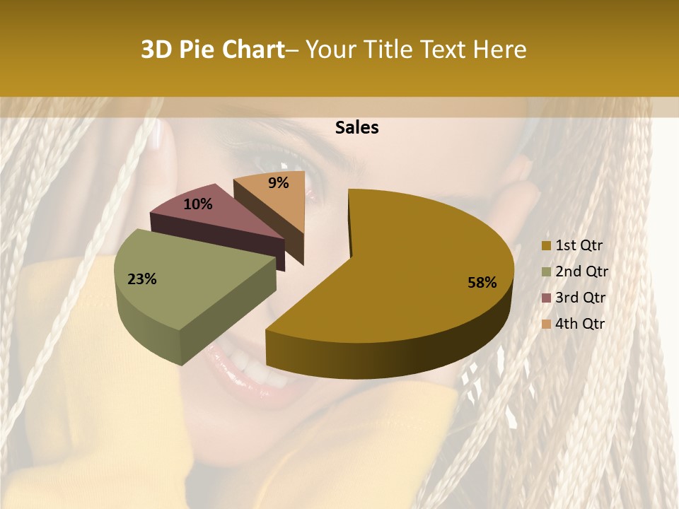 Dreadlocks Girl PowerPoint Template