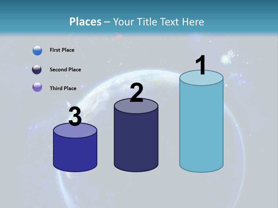 Space Vertical PowerPoint Template