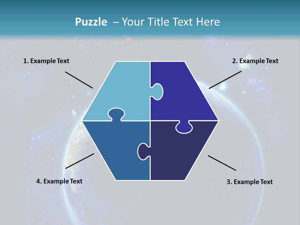 Space Vertical PowerPoint Template