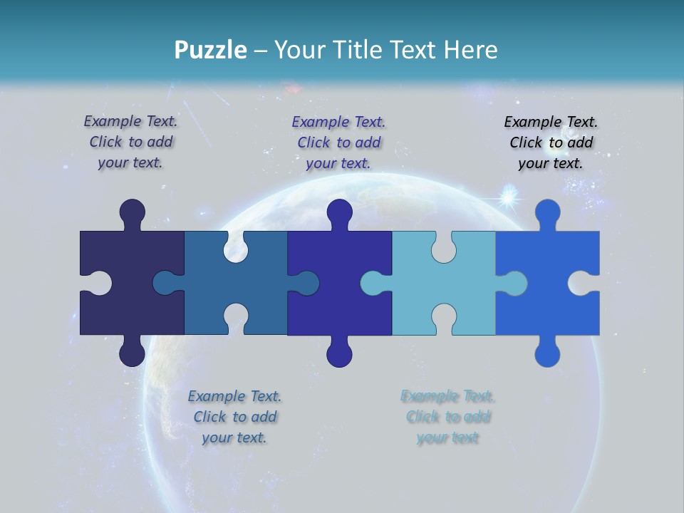Space Vertical PowerPoint Template