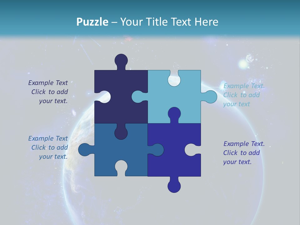 Space Vertical PowerPoint Template