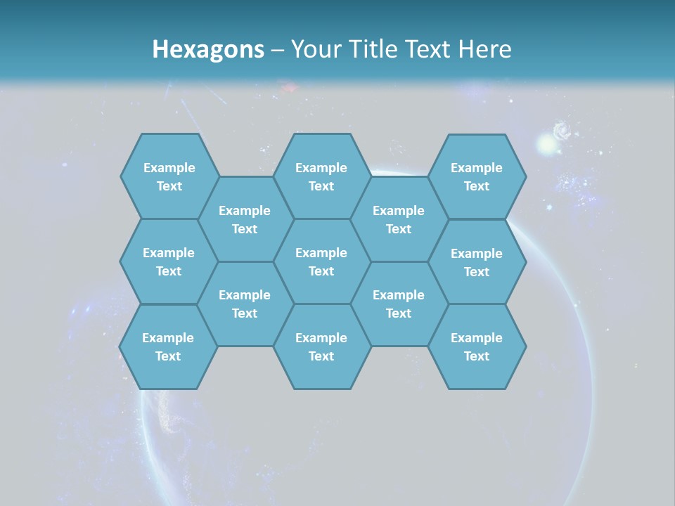 Space Vertical PowerPoint Template