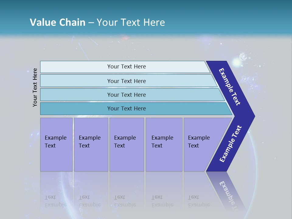 Space Vertical PowerPoint Template