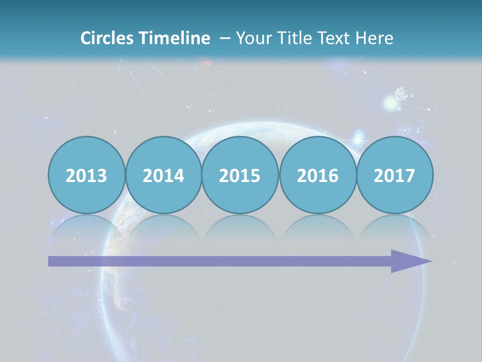 Space Vertical PowerPoint Template