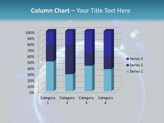 Space Vertical PowerPoint Template