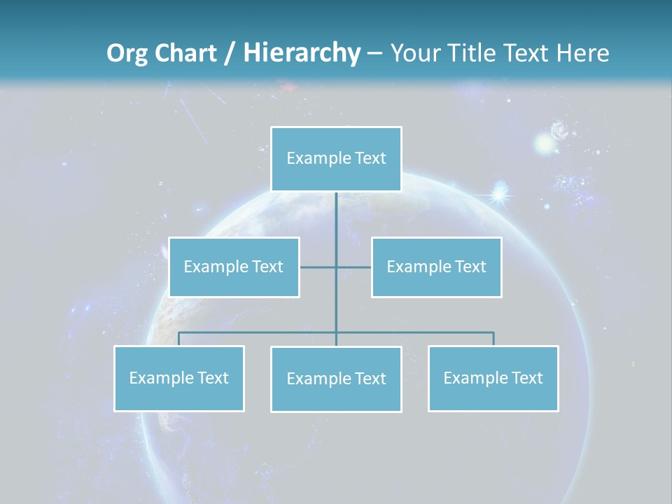 Space Vertical PowerPoint Template