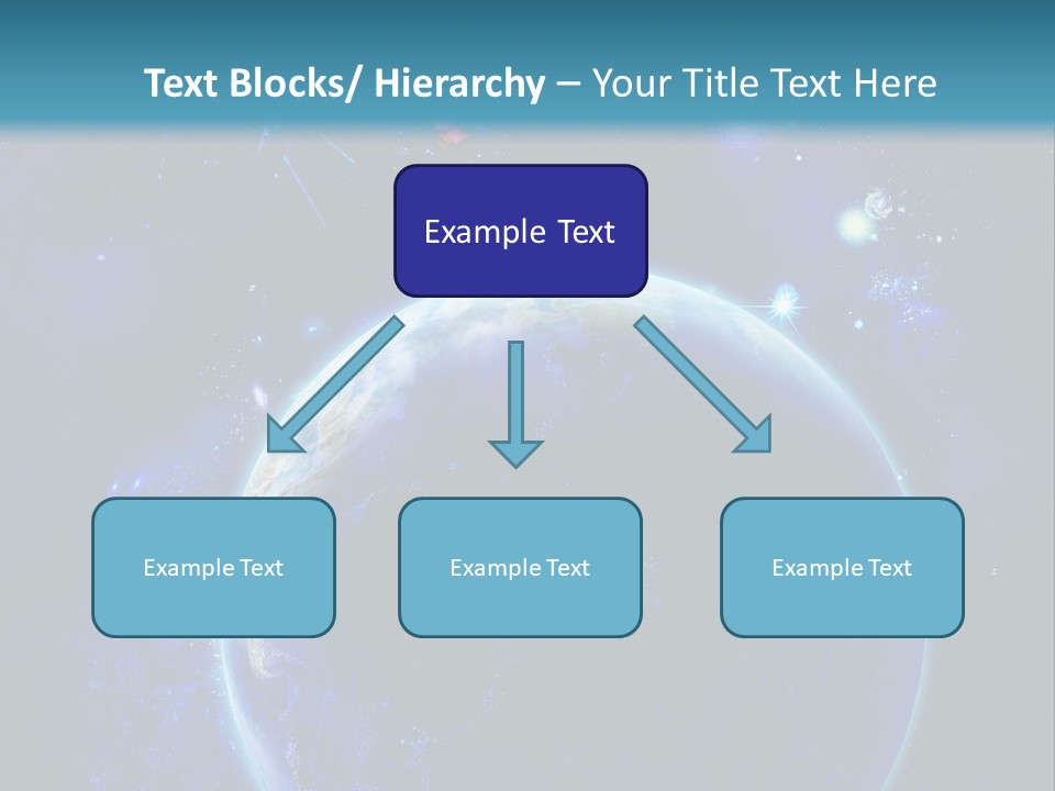 Space Vertical PowerPoint Template