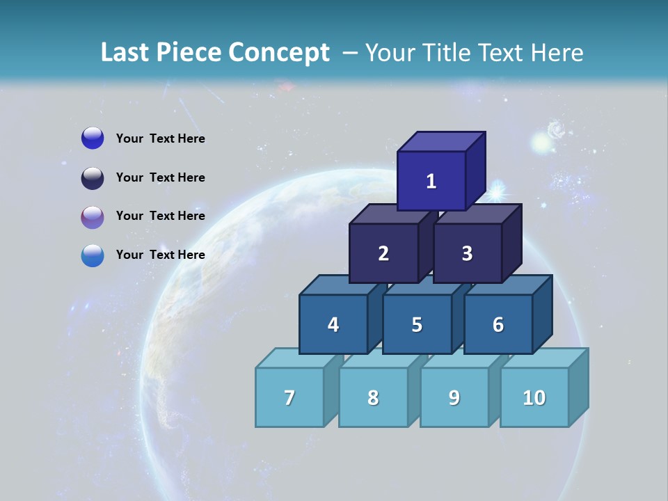 Space Vertical PowerPoint Template
