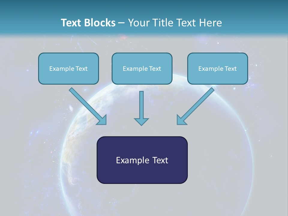 Space Vertical PowerPoint Template