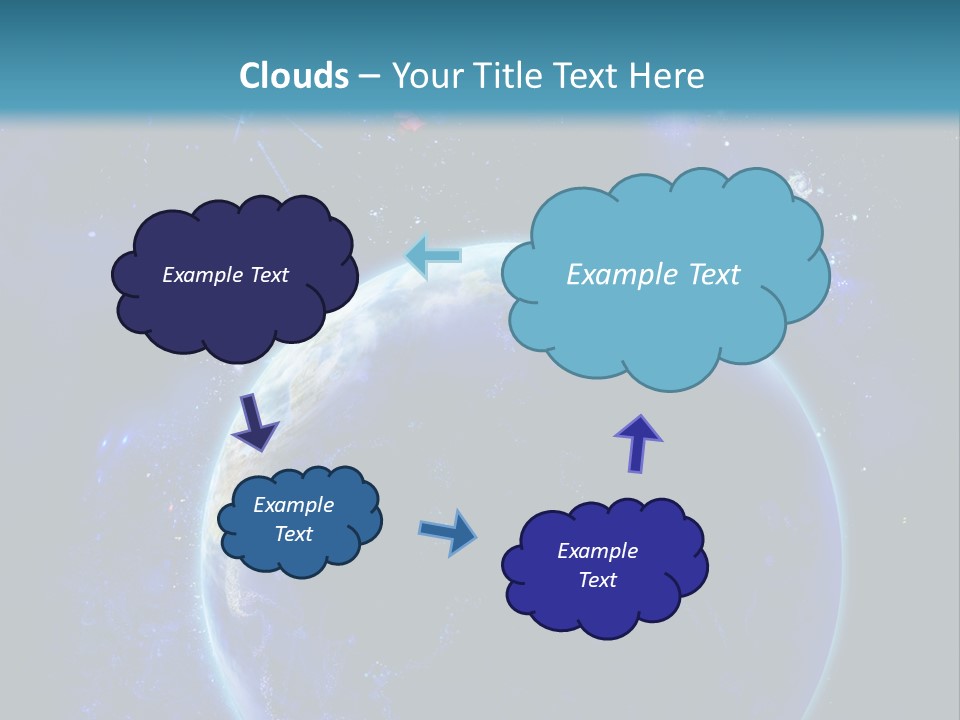 Space Vertical PowerPoint Template