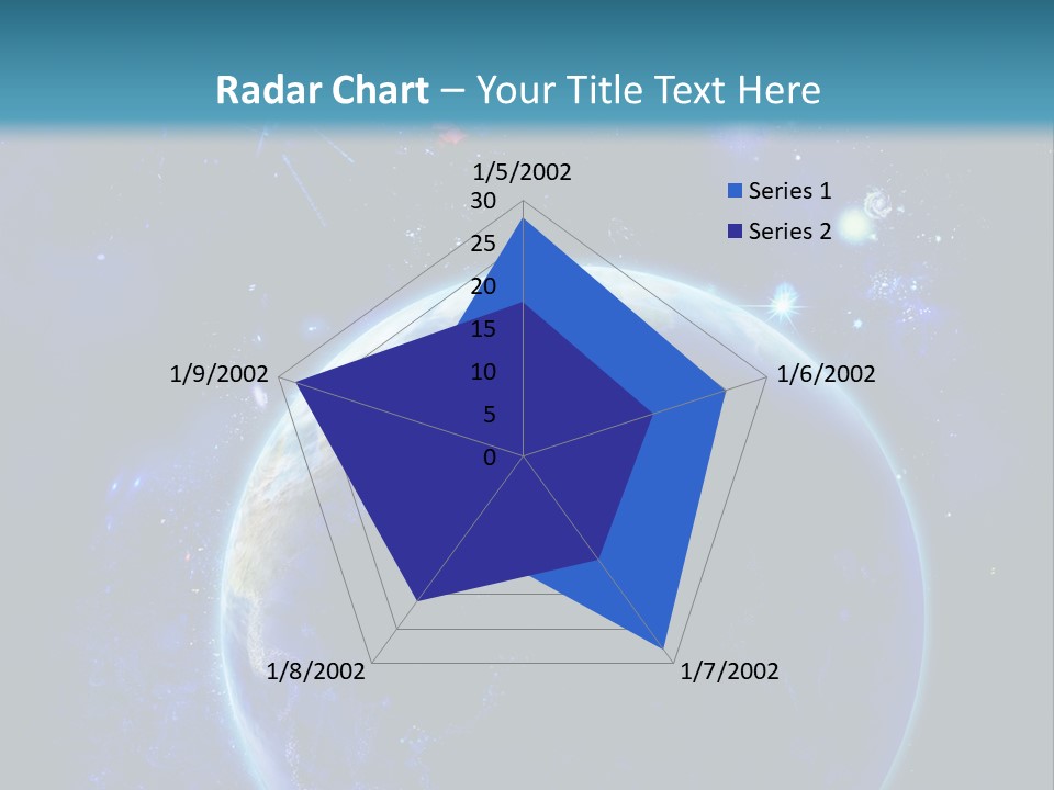 Space Vertical PowerPoint Template