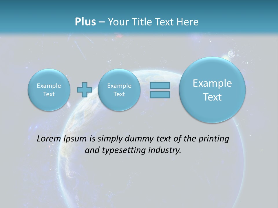 Space Vertical PowerPoint Template