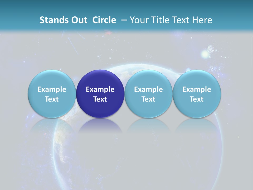 Space Vertical PowerPoint Template