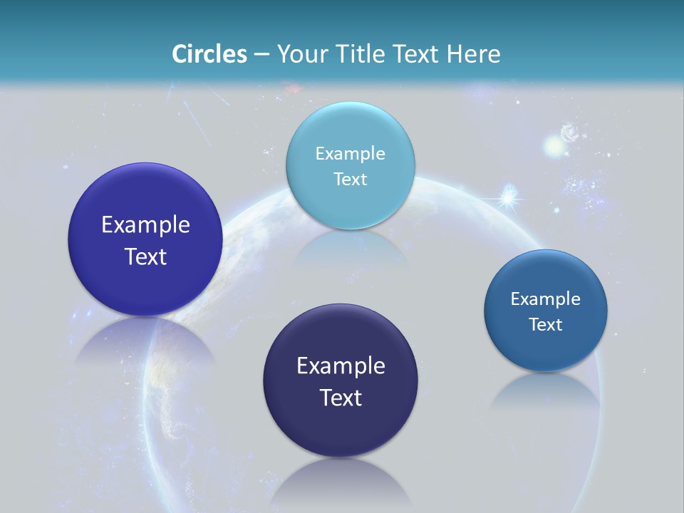 Space Vertical PowerPoint Template