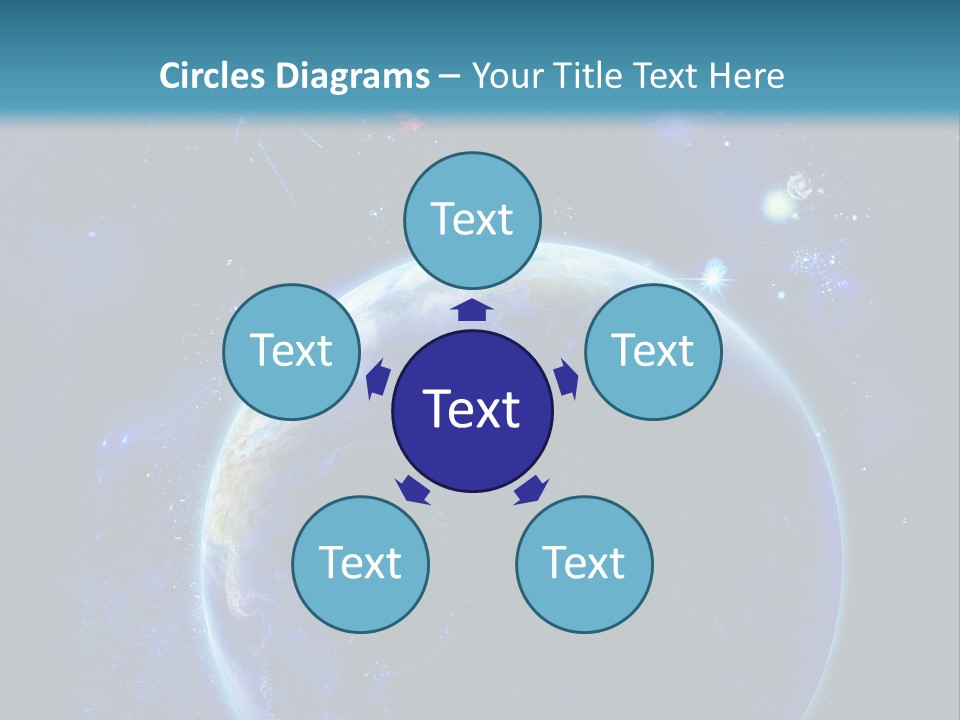 Space Vertical PowerPoint Template