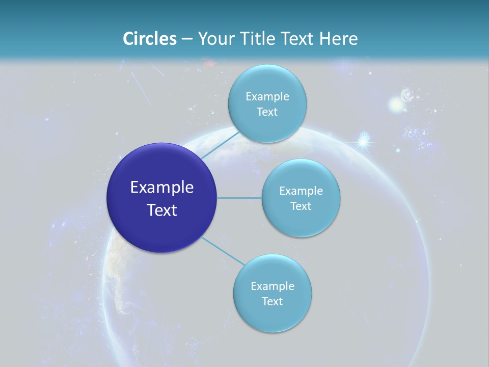 Space Vertical PowerPoint Template