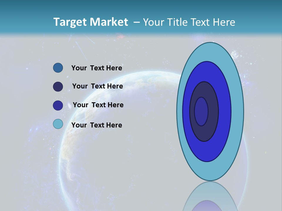 Space Vertical PowerPoint Template