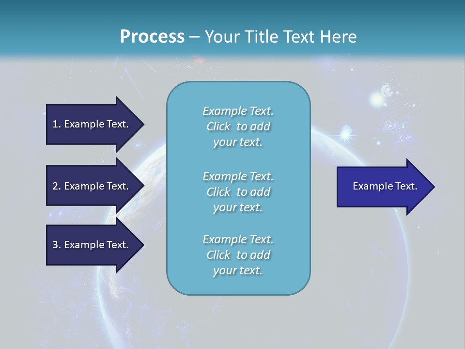 Space Vertical PowerPoint Template