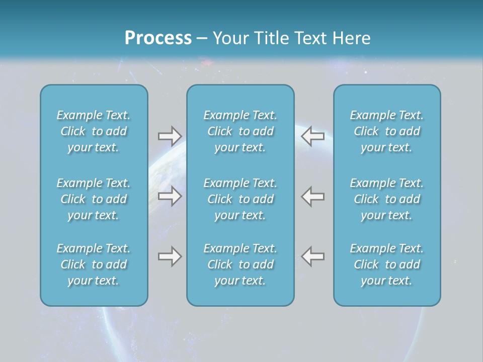 Space Vertical PowerPoint Template