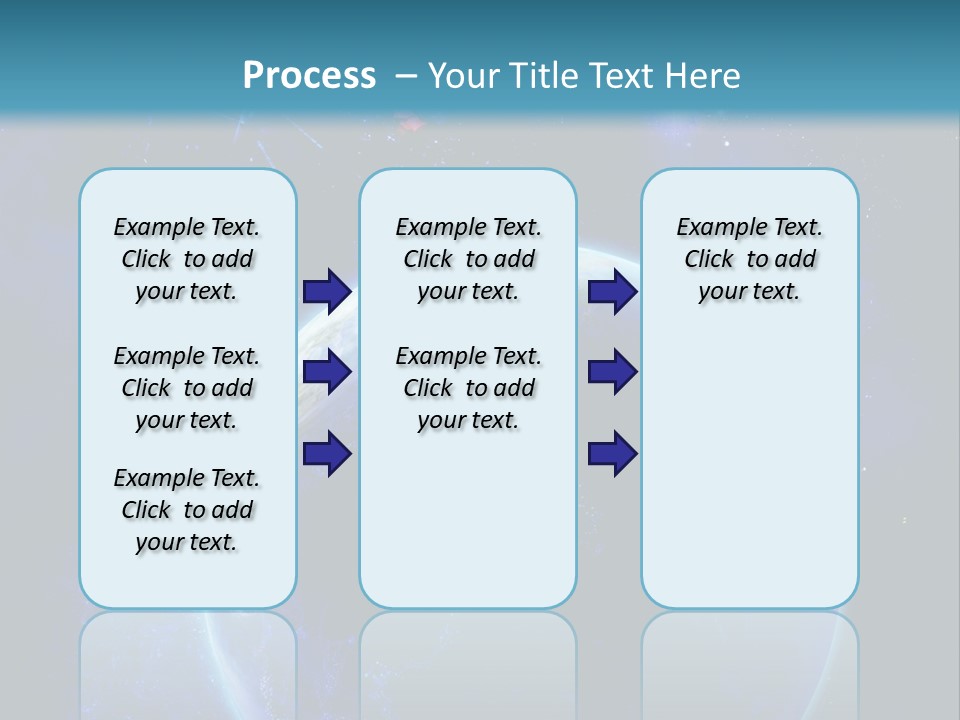 Space Vertical PowerPoint Template