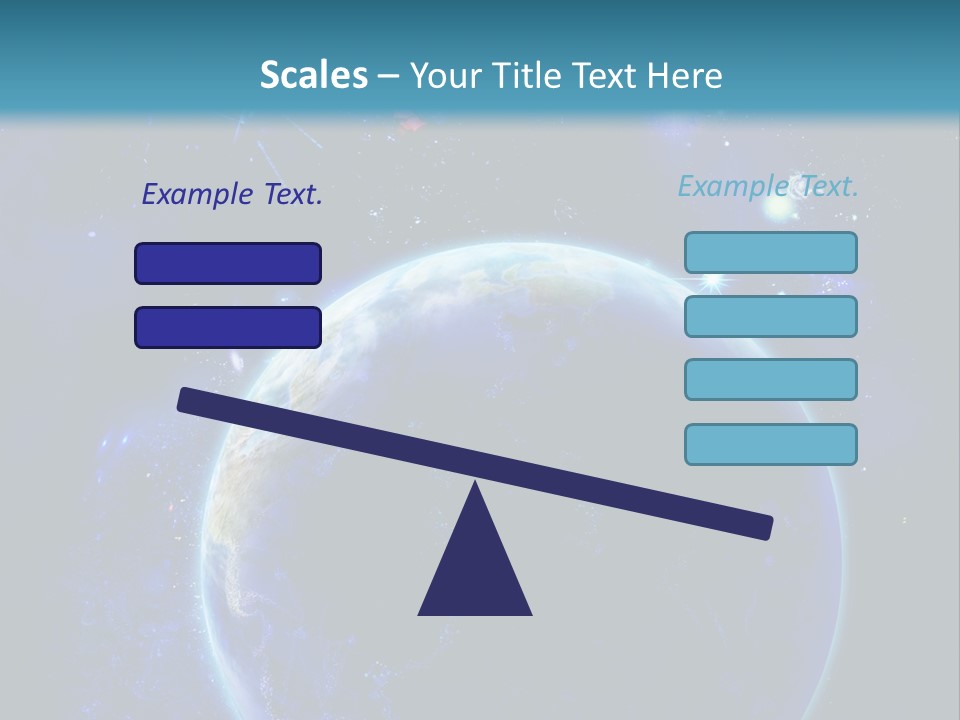 Space Vertical PowerPoint Template
