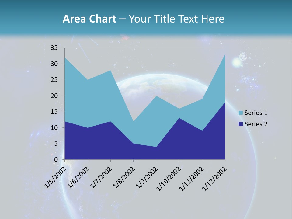 Space Vertical PowerPoint Template