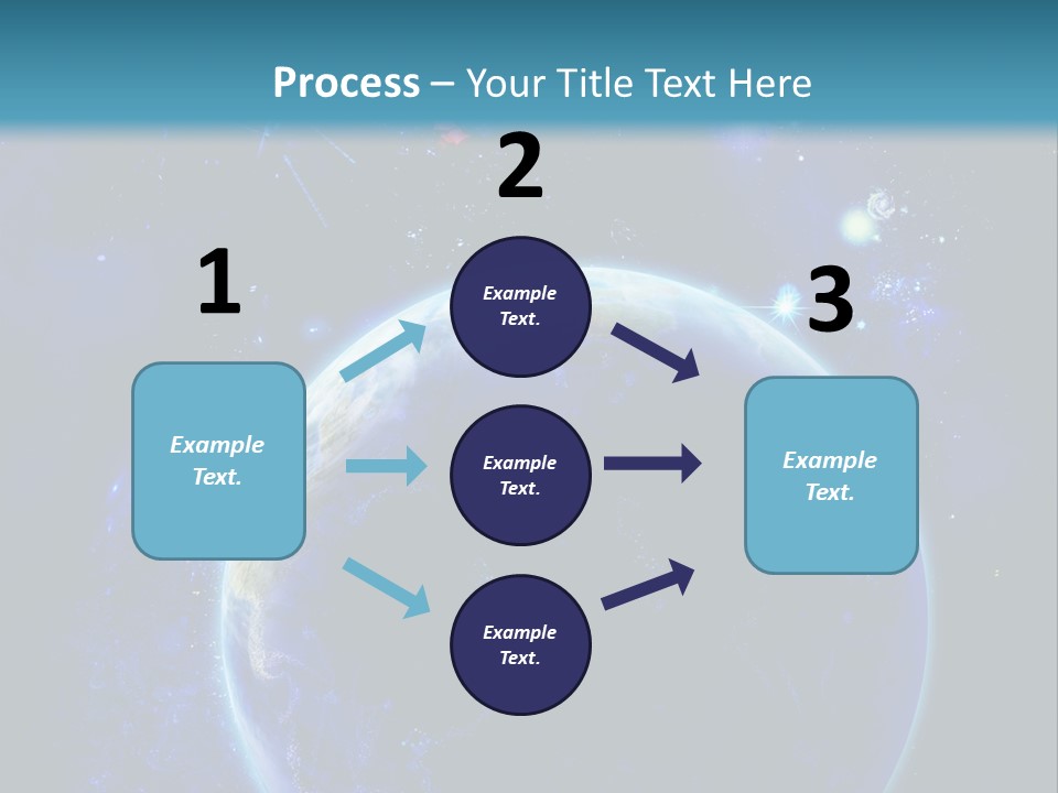 Space Vertical PowerPoint Template