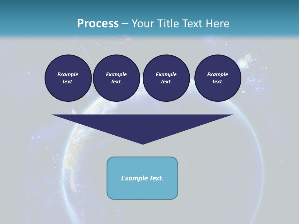 Space Vertical PowerPoint Template