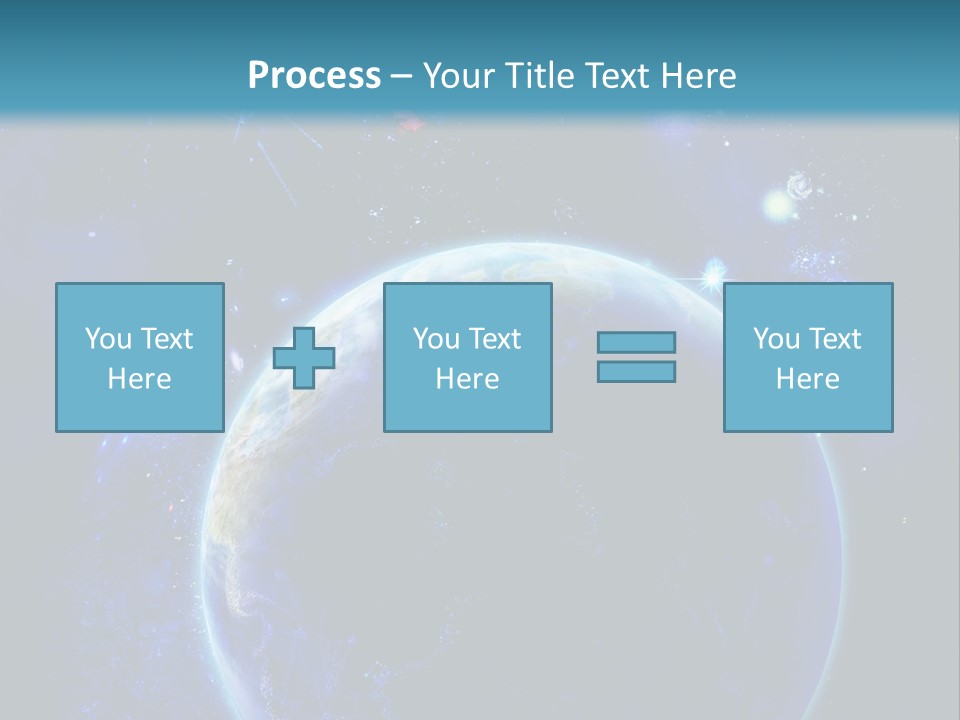 Space Vertical PowerPoint Template