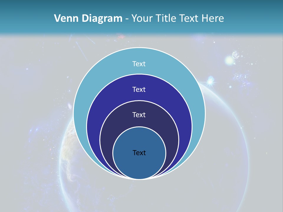 Space Vertical PowerPoint Template