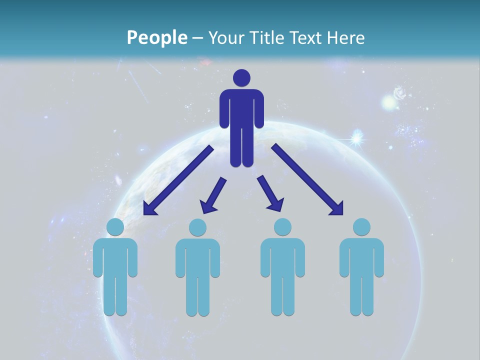 Space Vertical PowerPoint Template