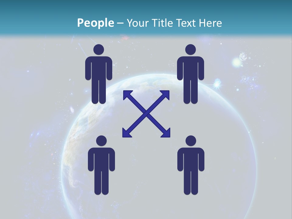 Space Vertical PowerPoint Template