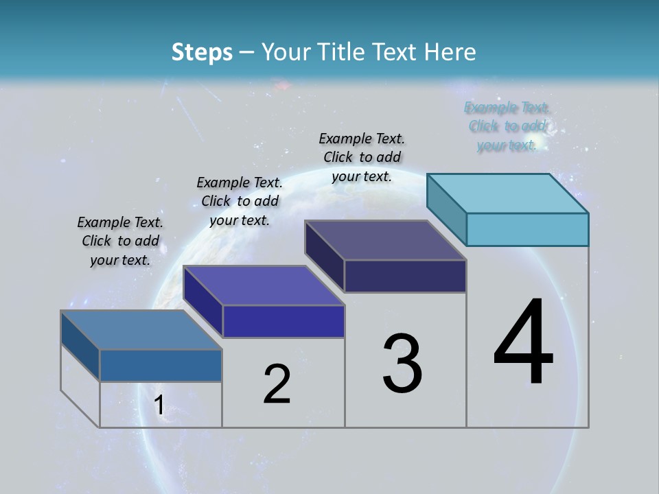 Space Vertical PowerPoint Template