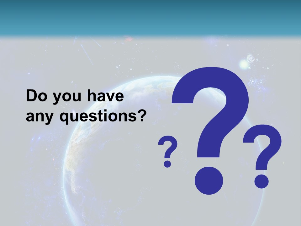 Space Vertical PowerPoint Template