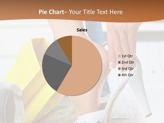 Shopping Legs Closeup PowerPoint Template