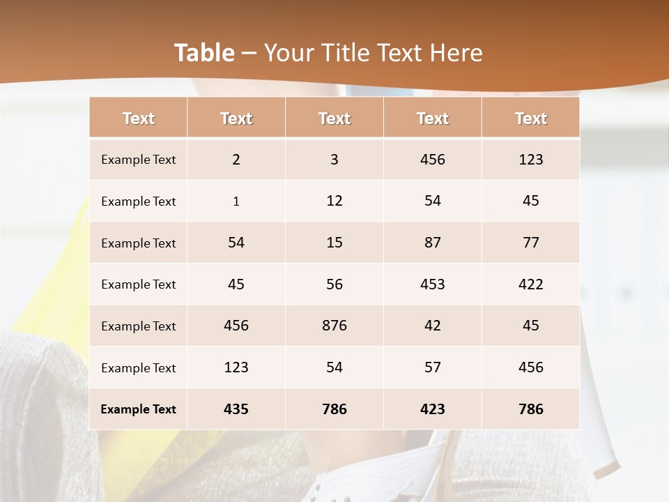 Shopping Legs Closeup PowerPoint Template