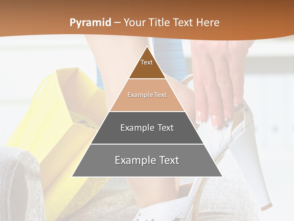 Shopping Legs Closeup PowerPoint Template