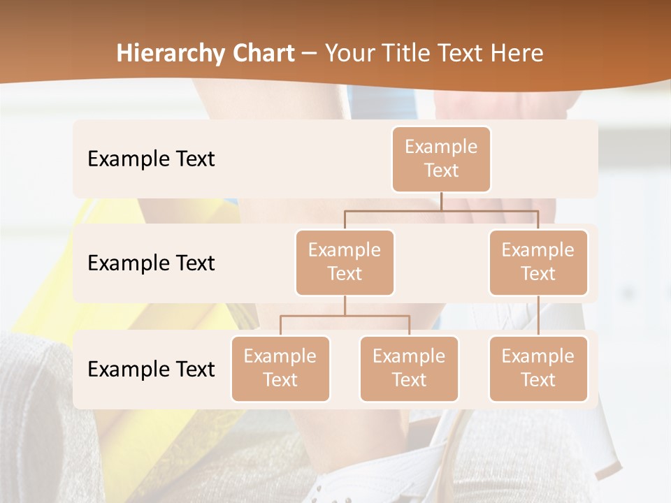 Shopping Legs Closeup PowerPoint Template