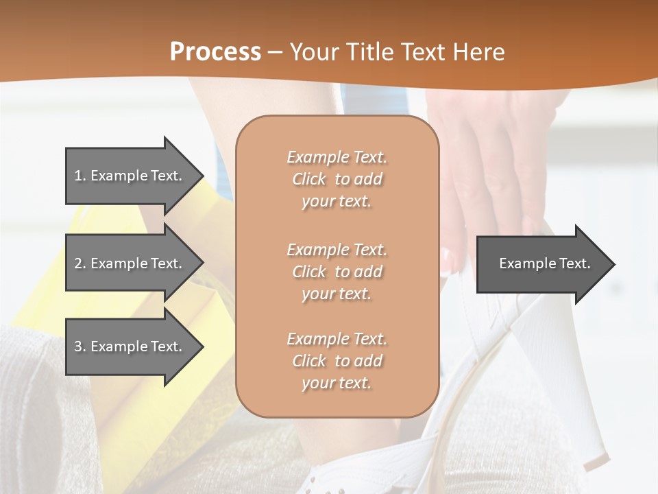 Shopping Legs Closeup PowerPoint Template