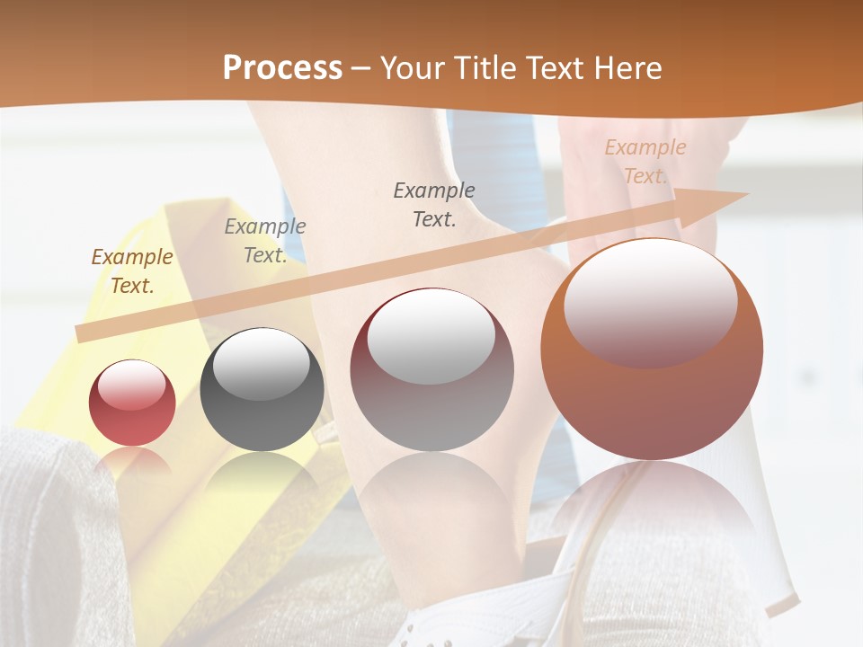 Shopping Legs Closeup PowerPoint Template