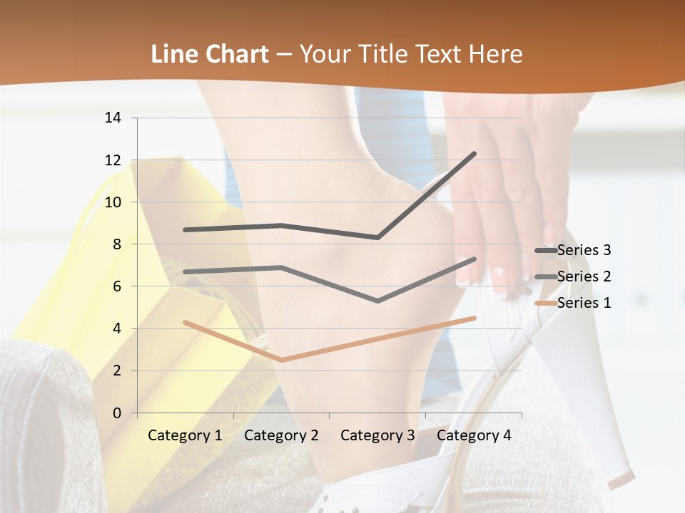 Shopping Legs Closeup PowerPoint Template